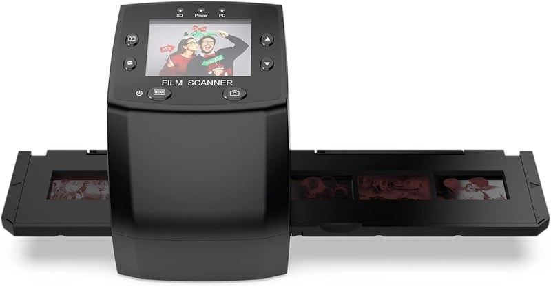 DigitConvert 135 Film Negative Scanner Slide Viewer, Converts 35mm Film Negatives & Slides to Digital JPEG Images, 2.4 LCD Screen, with Quick Slide Holder - Image 4
